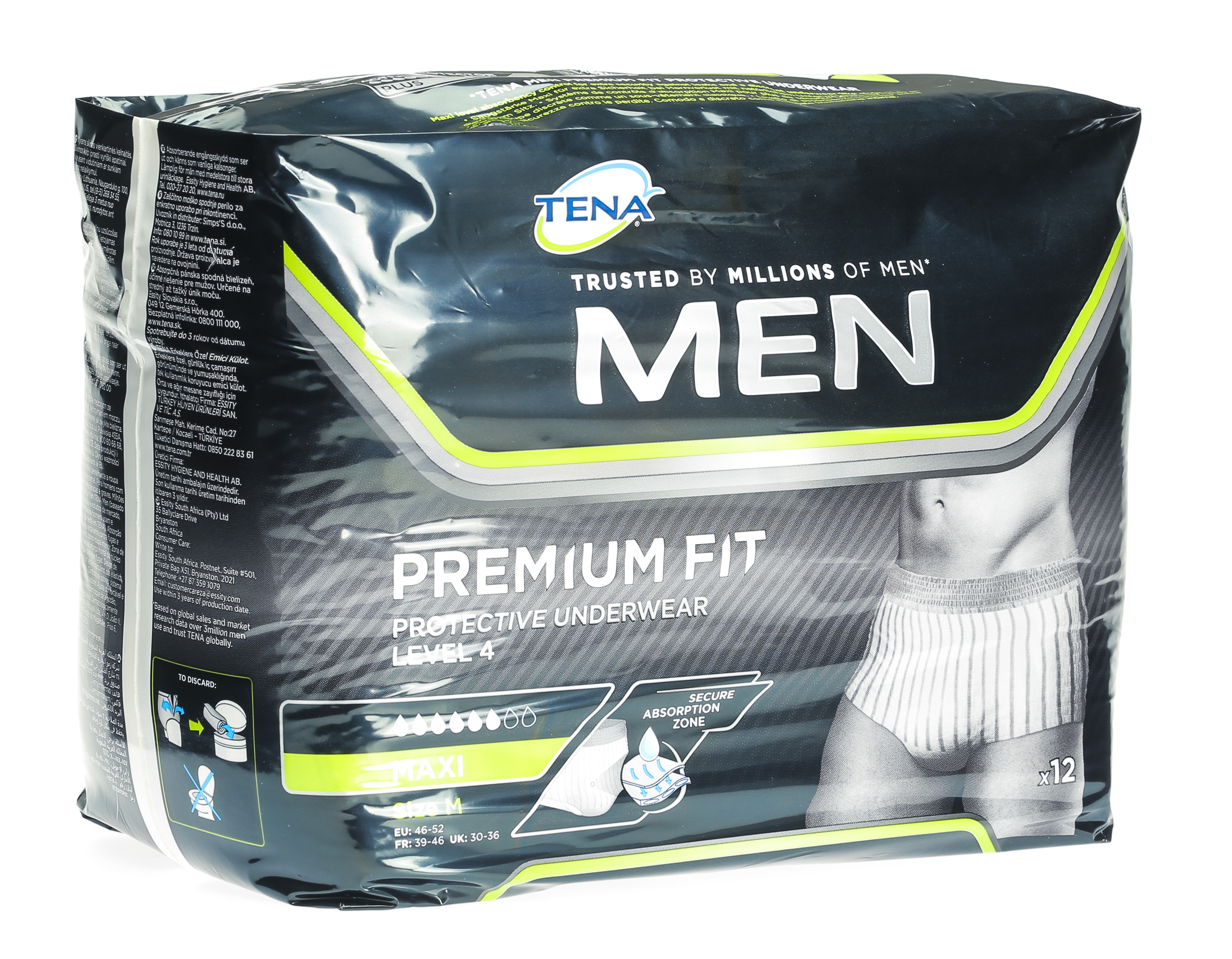 TENA Men Premium Fit  Biancheria intima per incontinenza