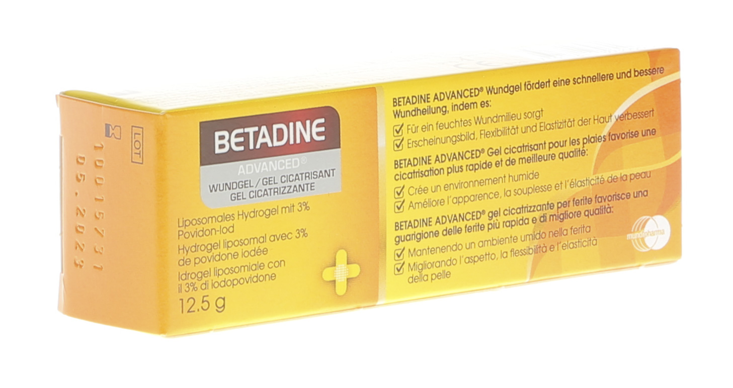 Betadine Advanced gel cicatrizzante