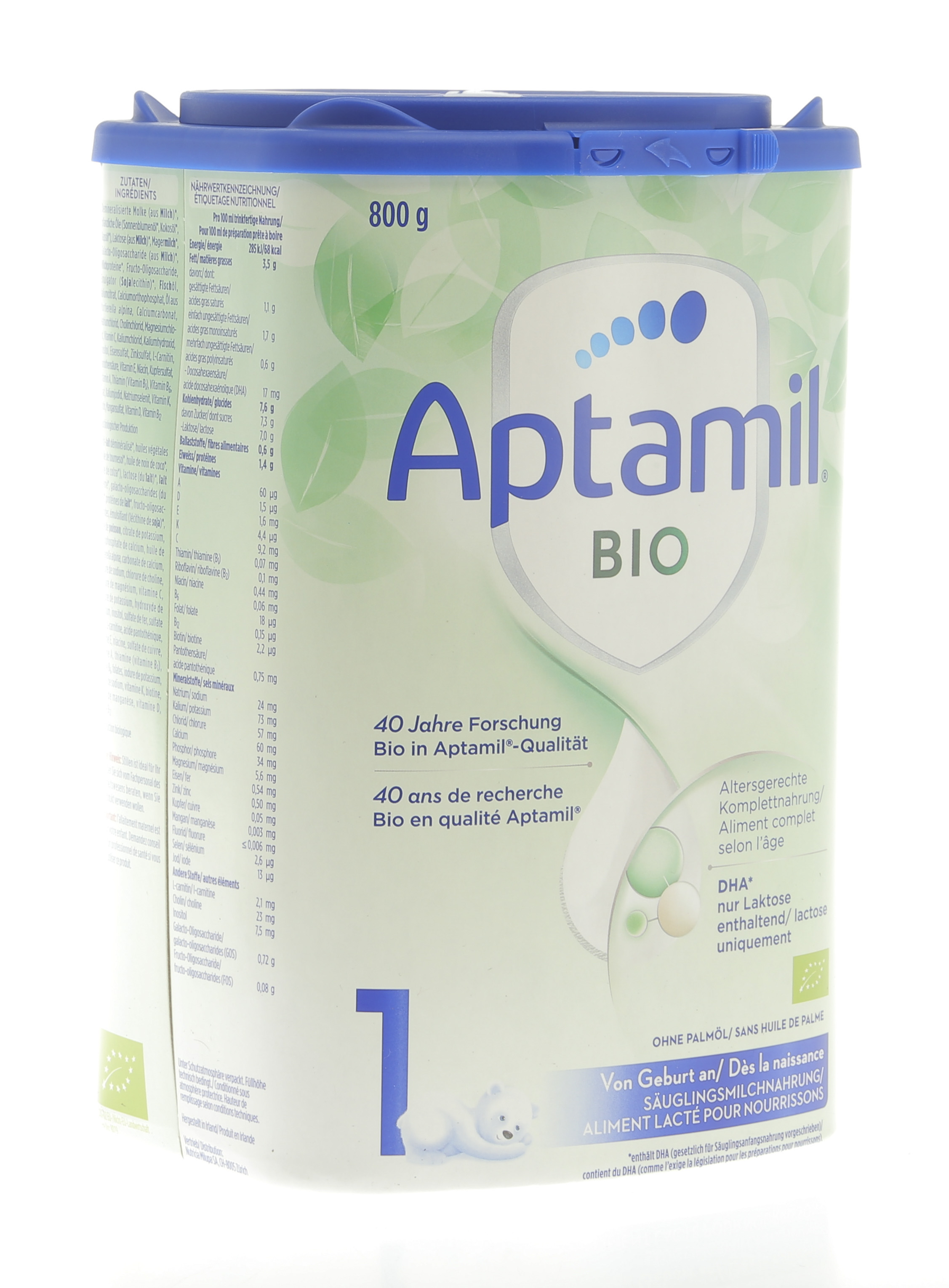 Milupa Aptamil Bio 1 senza olio di palma800 g