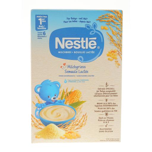 Compra Semolino con latte Baby Cereals Nestlé 6 mesi+ (450g) a un prezzo  conveniente